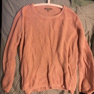 Knitted crew neck sweater